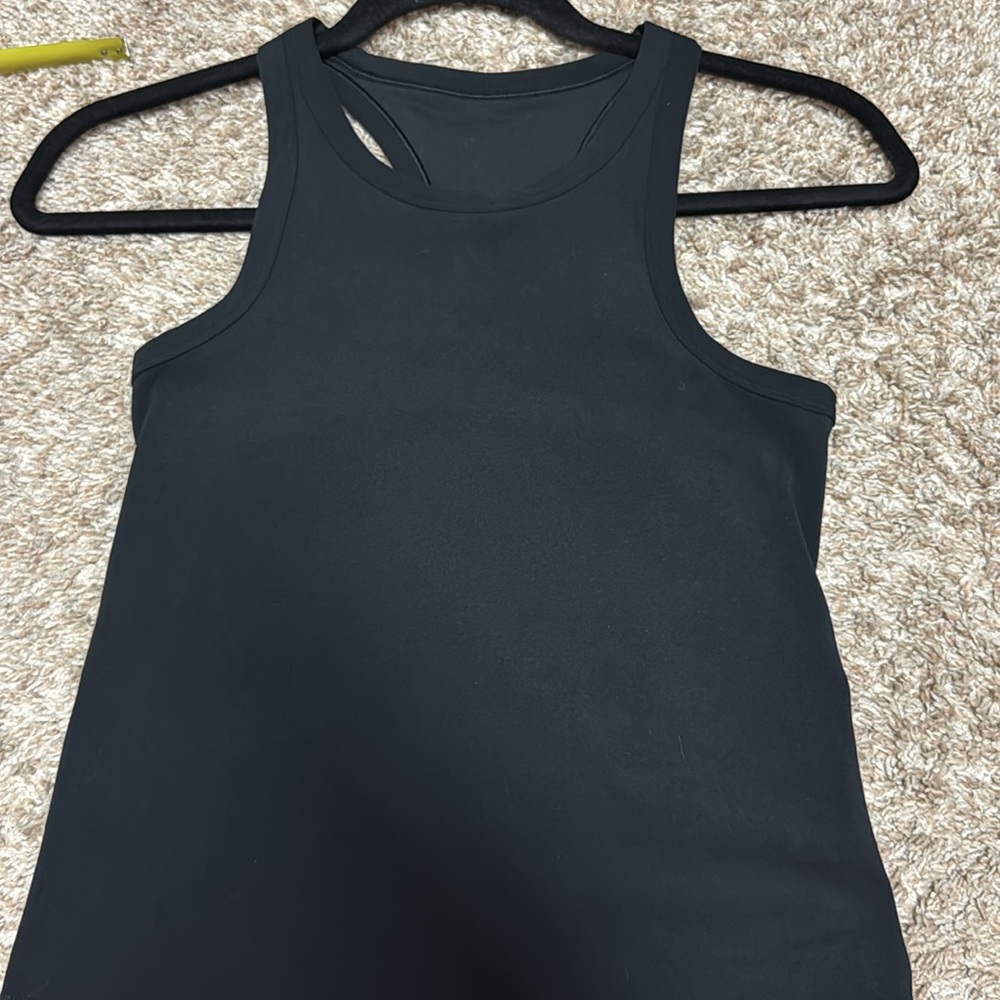 lululemon athletica Black High-Neck Tank Top